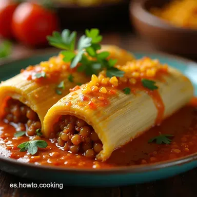 Tamales con Cecina Oaxaque&ntilde;os Receta Tradicional con Sabor Tarjeta de receta