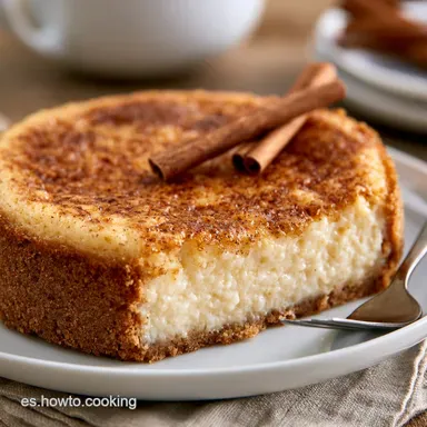 Tarta de Arroz con Leche para 10 Personas Tarjeta de receta