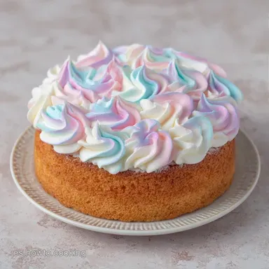 Tarta de Nubes para 10 Personas Tarjeta de receta