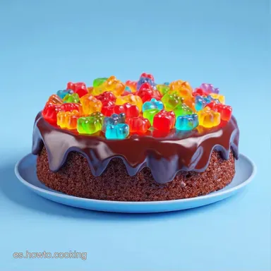 Tarta Gominolas Infantil para 12 Raciones Tarjeta de receta