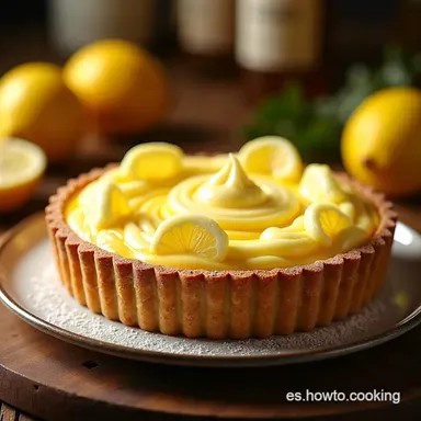 Tarta Helada de Lim&oacute;n Sin Horno Receta F&aacute;cil con Leche Condensada Tarjeta de receta