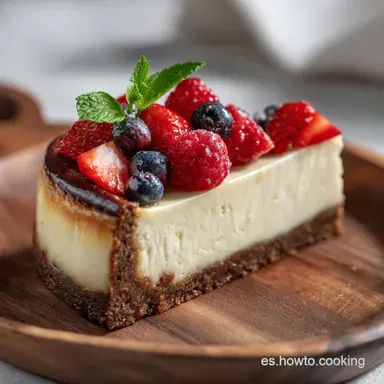 Tarta de Queso La Vi&ntilde;a: Receta Original para 10 Raciones Tarjeta de receta