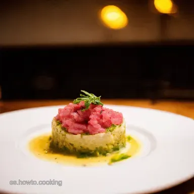 Tartar de At&uacute;n F&aacute;cil Sabor Mediterr&aacute;neo en Casa Tarjeta de receta