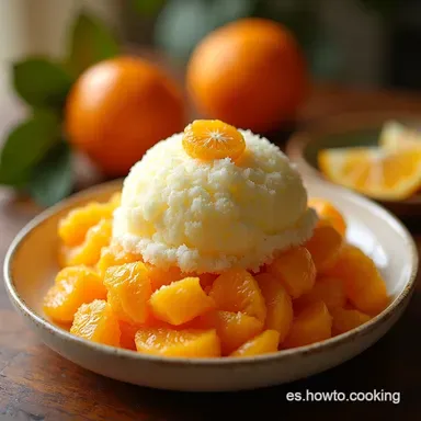 T&eacute; helado de naranja con Un traguito al sol Mediterr&aacute;neo Tarjeta de receta