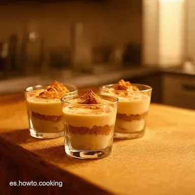 Vasitos de Tiramis&uacute; El Postre Italiano F&aacute;cil Que Triunfa Tarjeta de receta