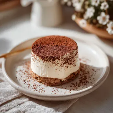 Tiramis&uacute; Sin Huevo: Receta Cremosa para 9 Raciones Tarjeta de receta