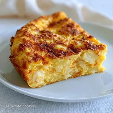 Tortilla de Patatas en 25 Minutos Tarjeta de receta