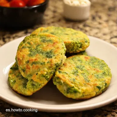 Tortitas de Br&oacute;coli Crujientes Receta F&aacute;cil y Deliciosa Tarjeta de receta