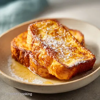 Tostada Francesa Receta: Centro Cremoso (15 Min) Tarjeta de receta