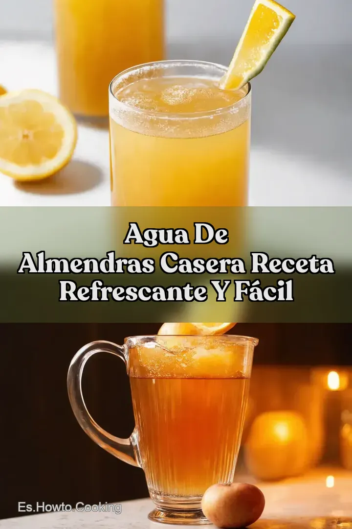 Agua de Almendras Casera Receta Refrescante y F&aacute;cil