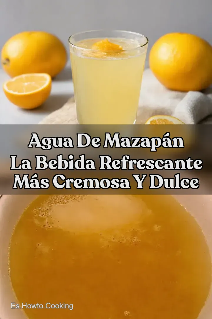 Agua de Mazap&aacute;n La Bebida Refrescante M&aacute;s Cremosa y Dulce