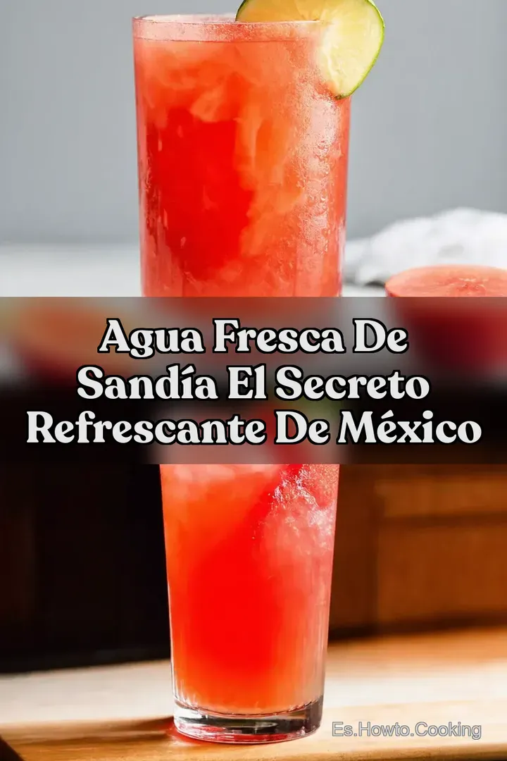Agua Fresca de Sand&iacute;a El Secreto Refrescante de M&eacute;xico