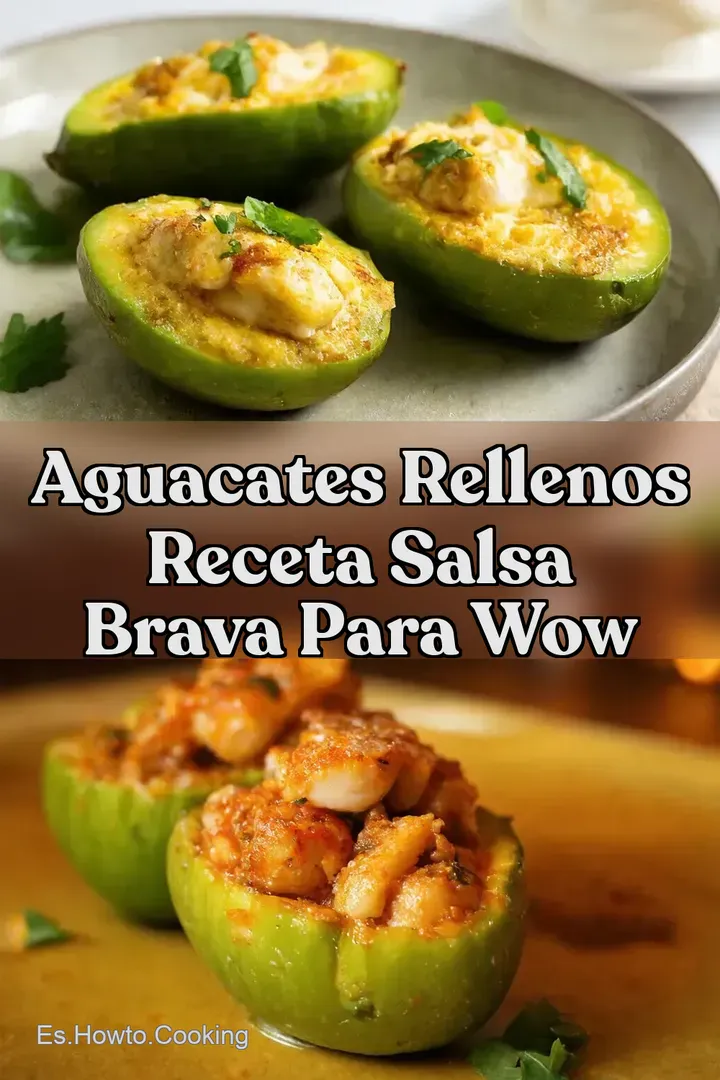 Aguacates Rellenos Receta Salsa Brava para WOW
