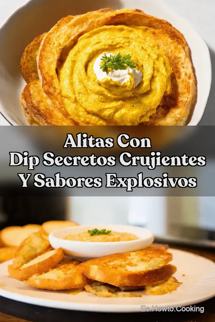 Alitas con Dip Secretos Crujientes y Sabores Explosivos