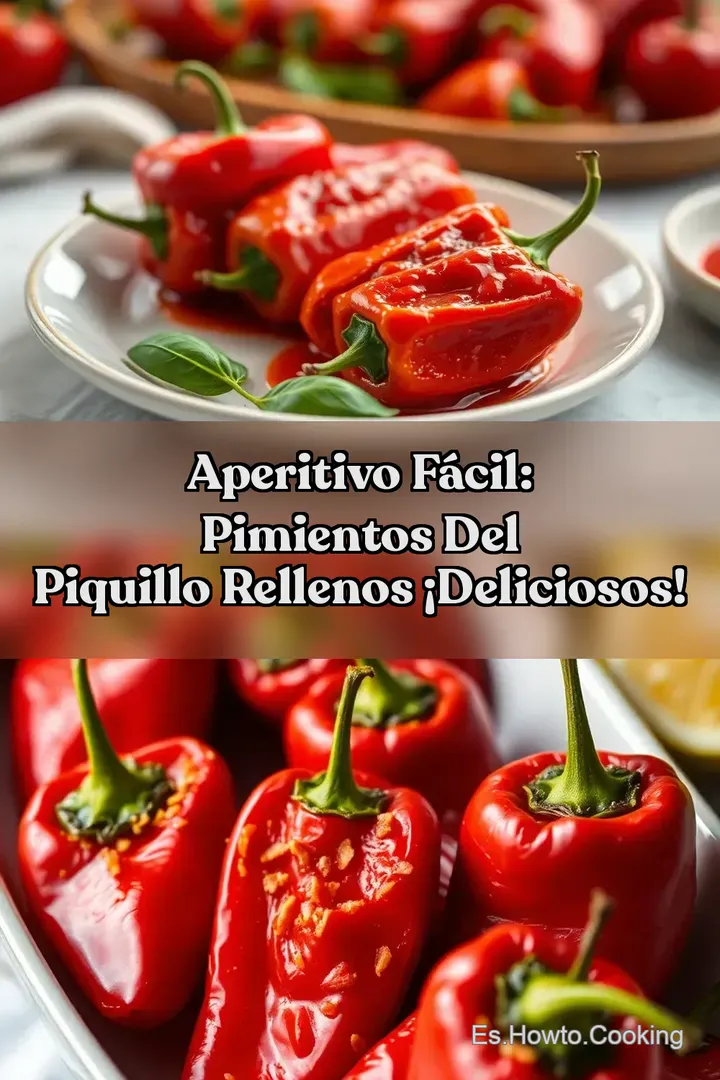 Aperitivo F&aacute;cil: Pimientos del Piquillo Rellenos &iexcl;Deliciosos!