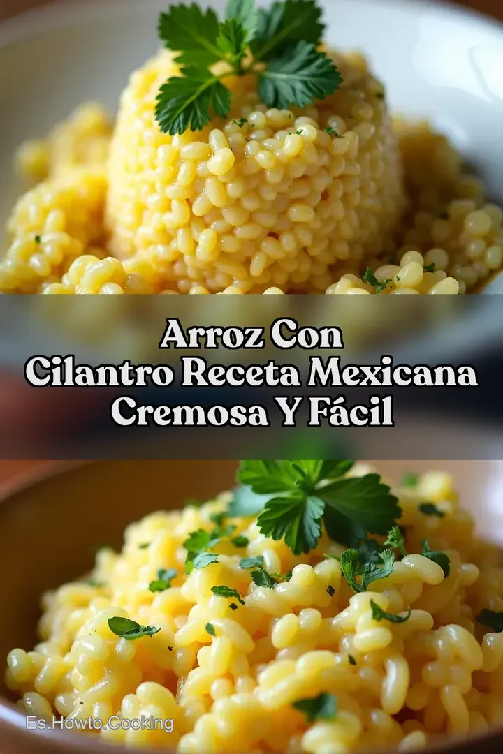Arroz con Cilantro Receta Mexicana Cremosa y F&aacute;cil