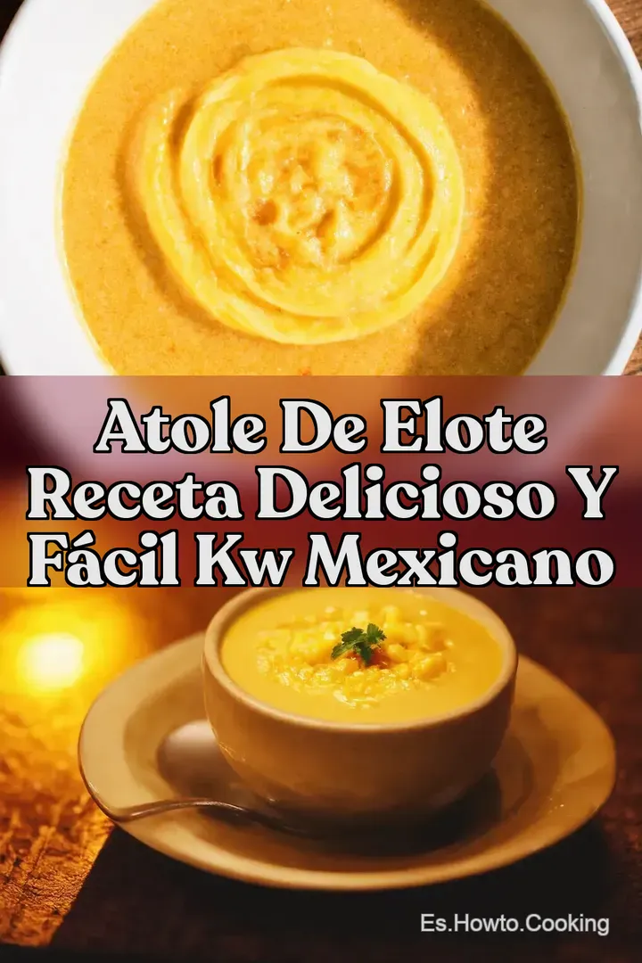 Atole de Elote Receta Delicioso y F&aacute;cil kw Mexicano