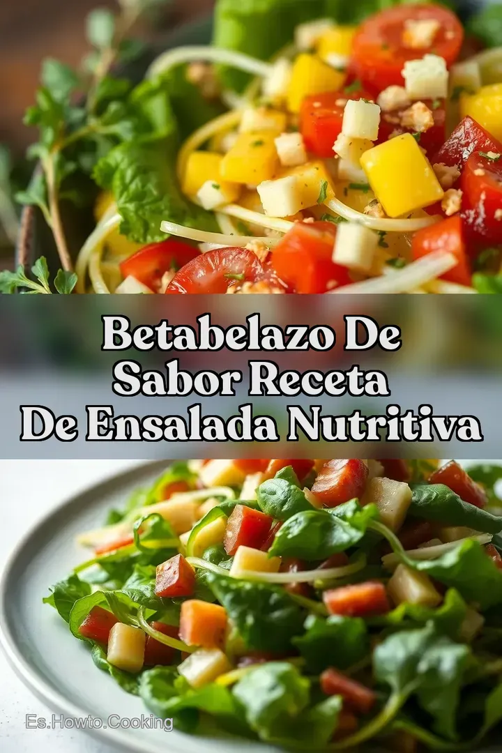 Betabelazo de Sabor Receta de Ensalada Nutritiva