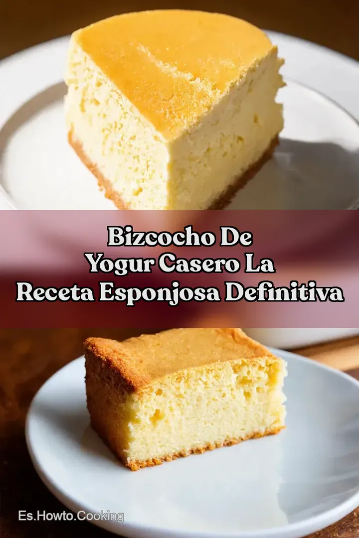 Bizcocho de Yogur Casero La Receta Esponjosa Definitiva