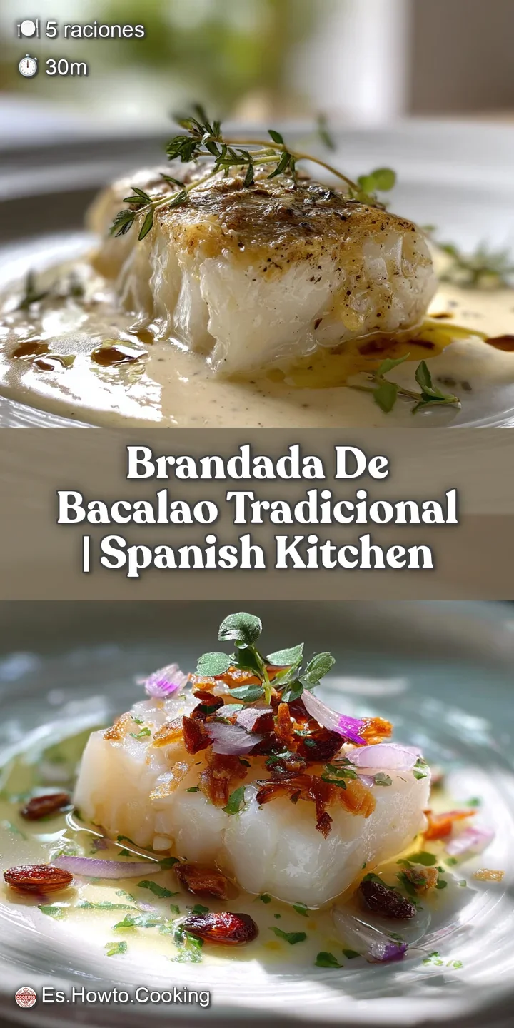 Close-up of brandade de bacalao, its rich, creamy texture highlighted by flecks of parsley and a drizzle of olive oil, rea...