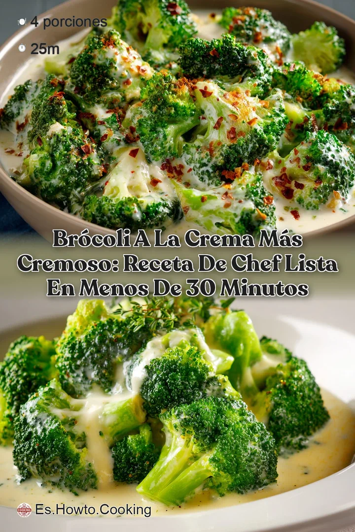 Br&oacute;coli a la Crema m&aacute;s cremoso: Receta de chef lista en menos de 30 minutos
