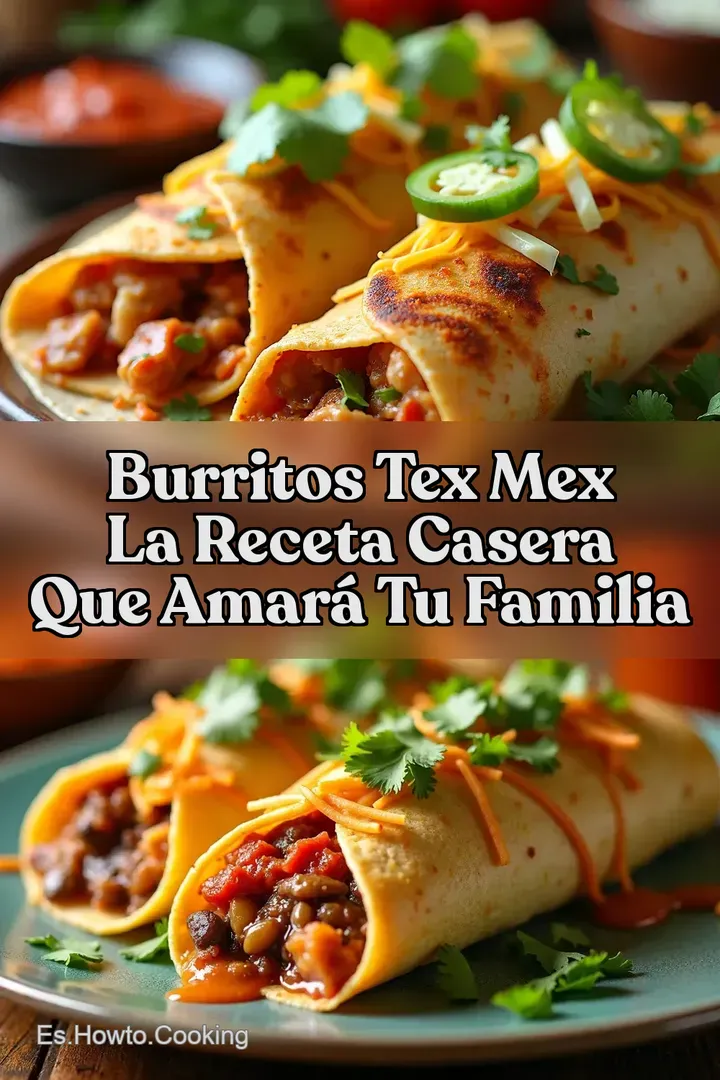 Burritos Tex Mex La Receta Casera Que Amar&aacute; Tu Familia