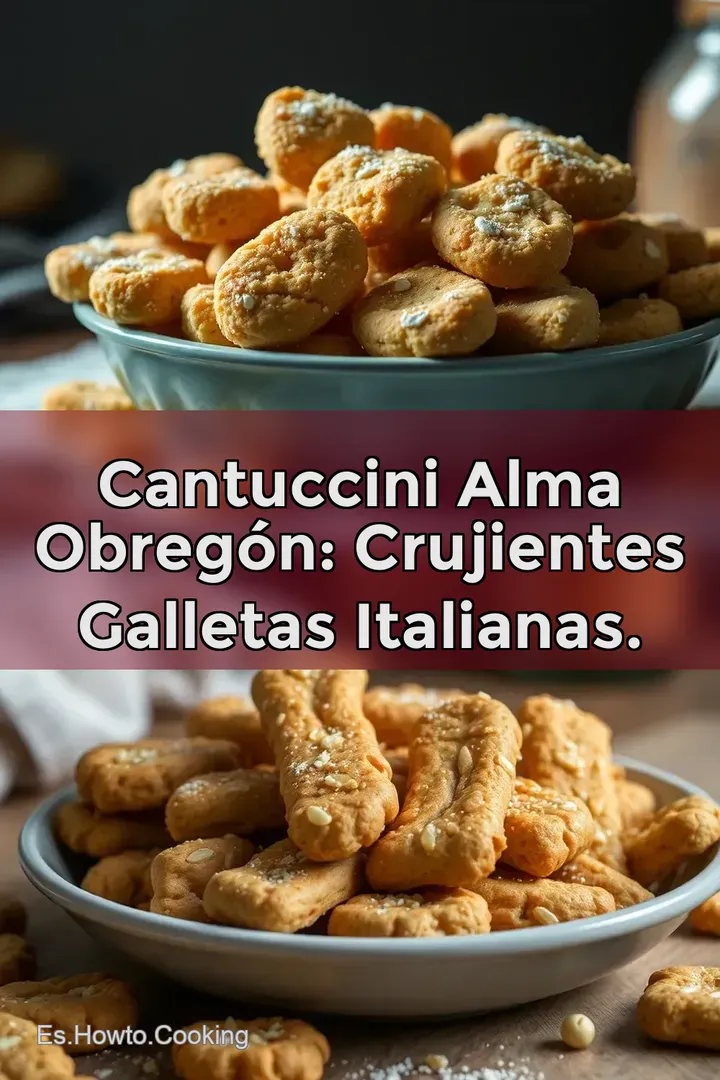Cantuccini Alma Obreg&oacute;n: Crujientes Galletas Italianas.