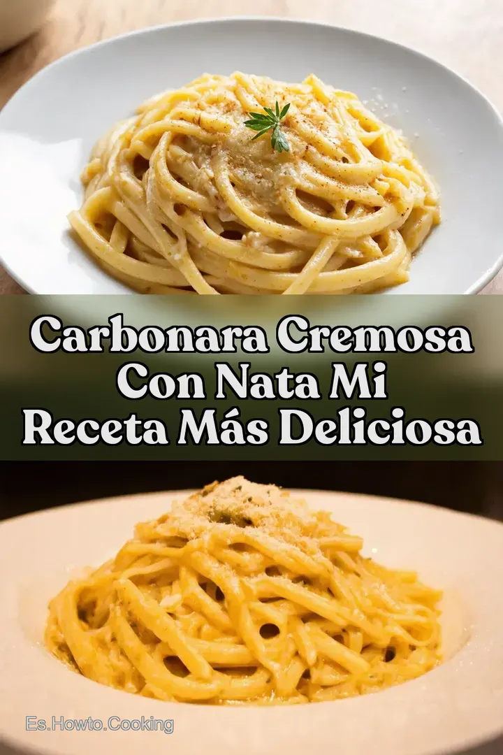 Carbonara Cremosa Con Nata Mi Receta M&aacute;s Deliciosa