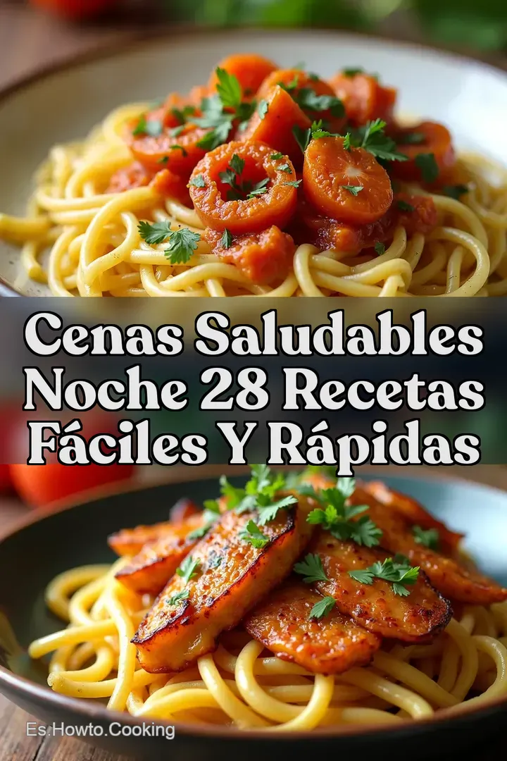 Cenas Saludables Noche 28 Recetas F&aacute;ciles y R&aacute;pidas