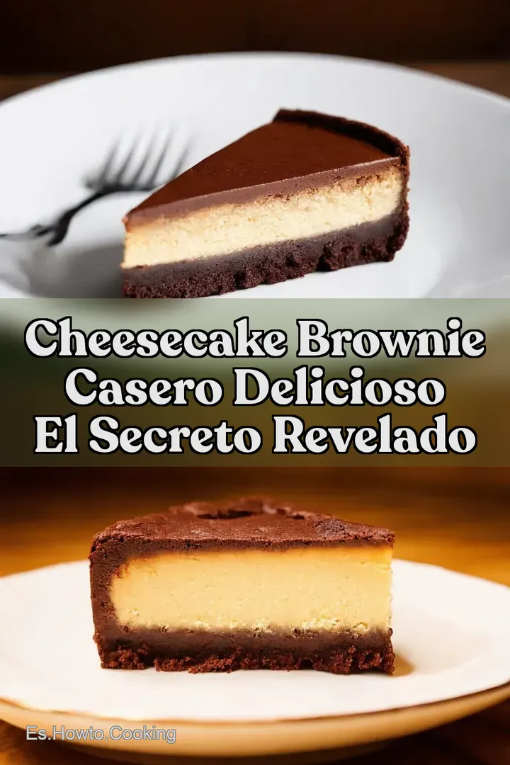 CHEESECAKE BROWNIE Casero Delicioso El Secreto Revelado