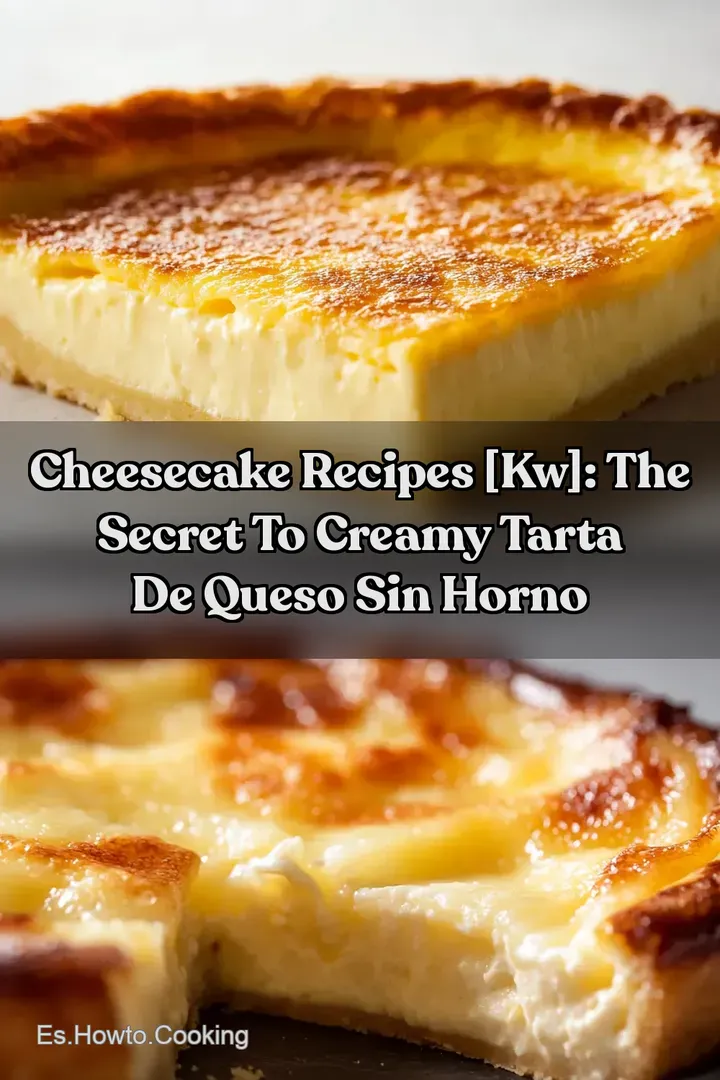 Cheesecake Recipes [kw]: The Secret to Creamy Tarta de Queso Sin Horno