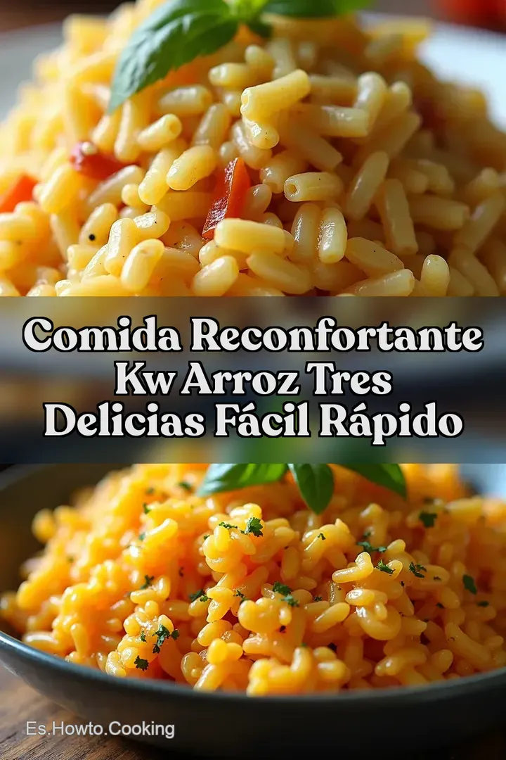 Comida Reconfortante kw Arroz Tres Delicias F&aacute;cil R&aacute;pido