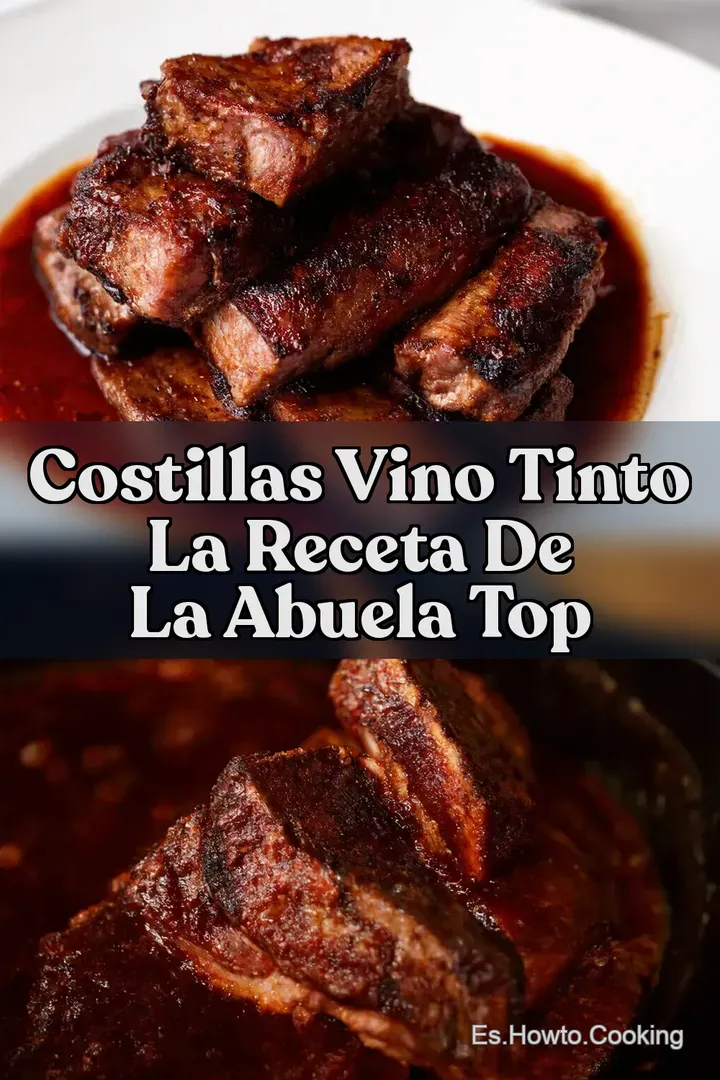 Costillas Vino Tinto La Receta de la Abuela Top