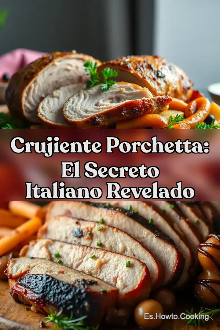 Crujiente Porchetta: El Secreto Italiano Revelado