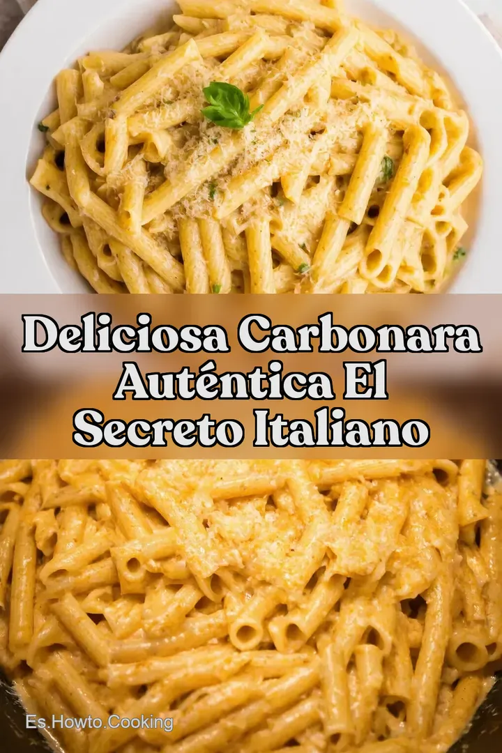 Deliciosa Carbonara Aut&eacute;ntica El Secreto Italiano