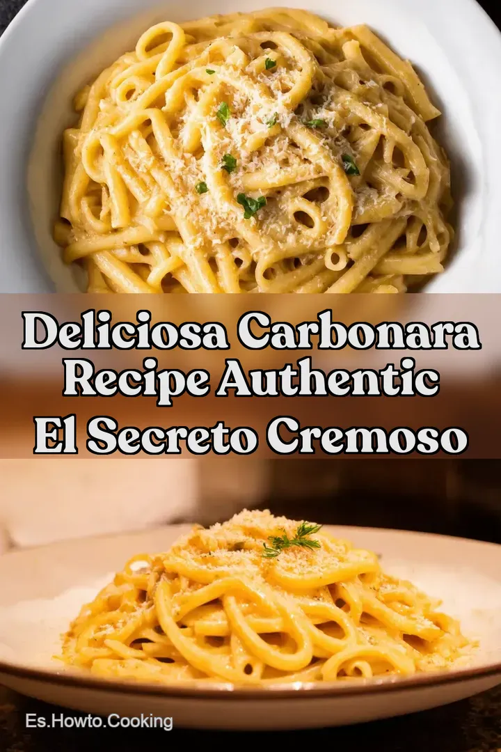 Deliciosa Carbonara Recipe Authentic El Secreto Cremoso