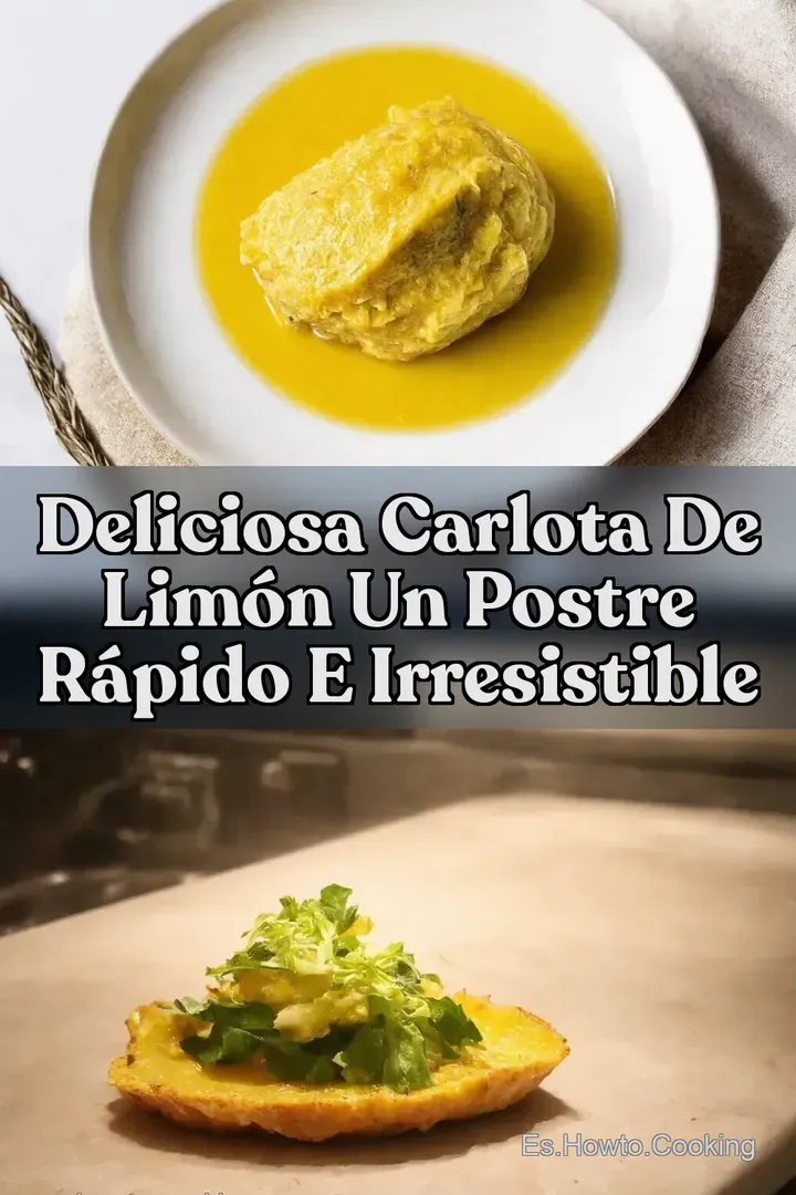 Deliciosa CARLOTA DE LIM&Oacute;N Un Postre R&aacute;pido e Irresistible
