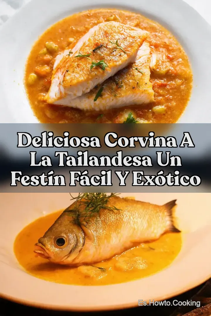 Deliciosa Corvina a la Tailandesa Un Fest&iacute;n F&aacute;cil y Ex&oacute;tico