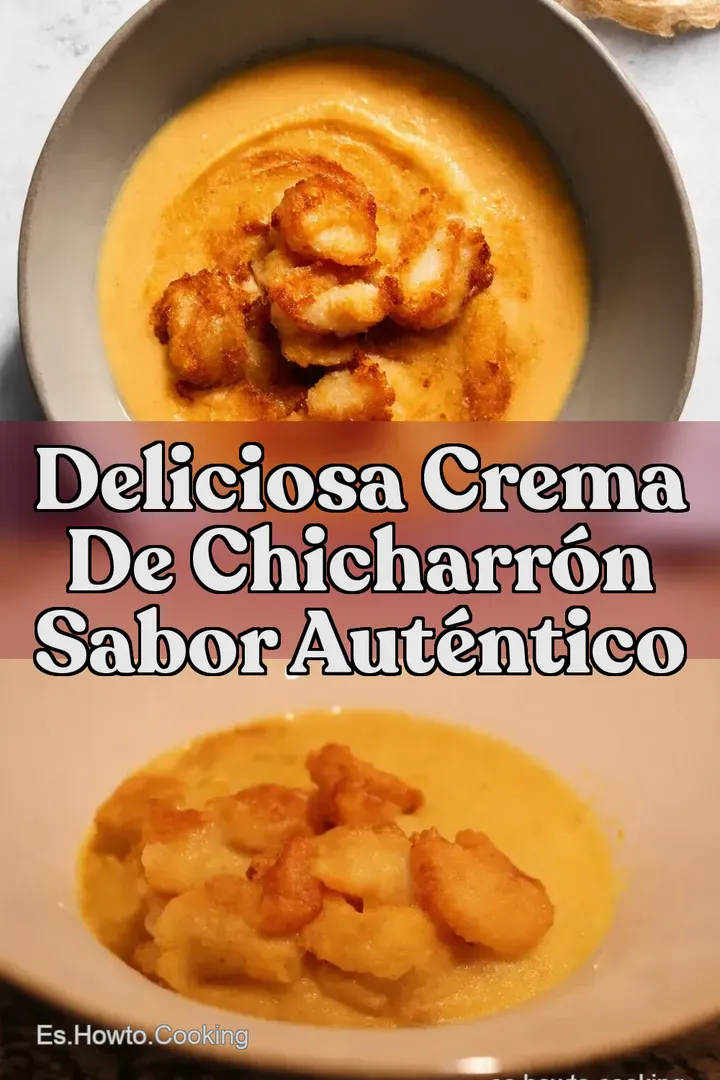 Deliciosa Crema de Chicharr&oacute;n Sabor Aut&eacute;ntico