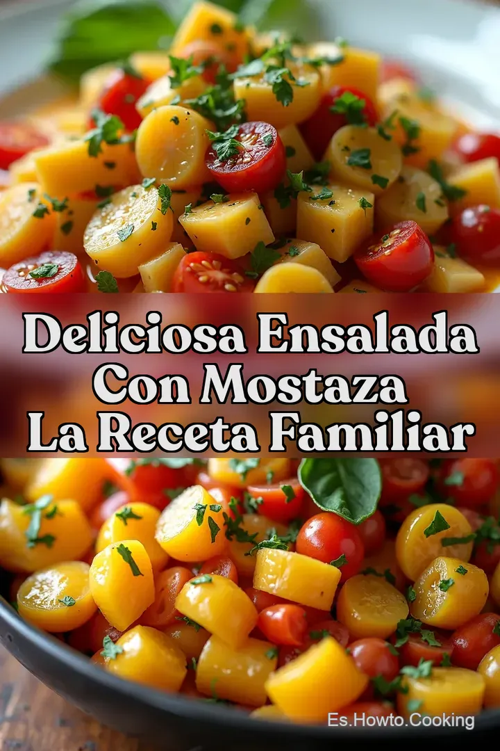Deliciosa Ensalada con Mostaza La Receta Familiar