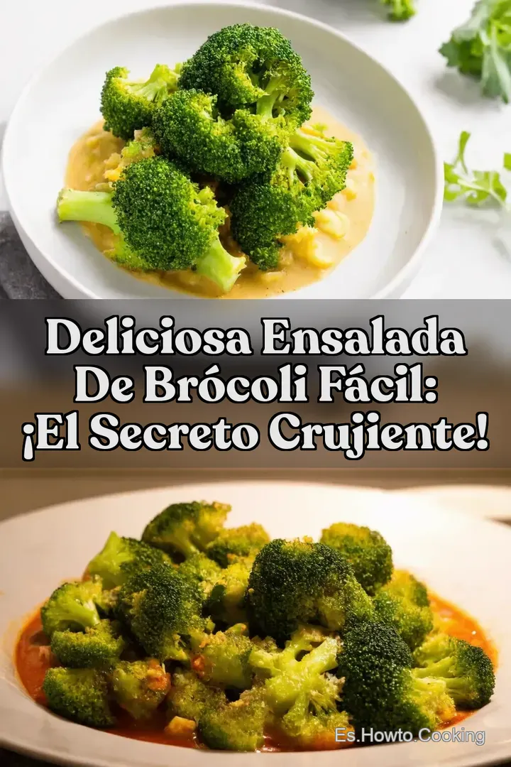 Deliciosa Ensalada de Br&oacute;coli F&aacute;cil: &iexcl;El Secreto Crujiente!
