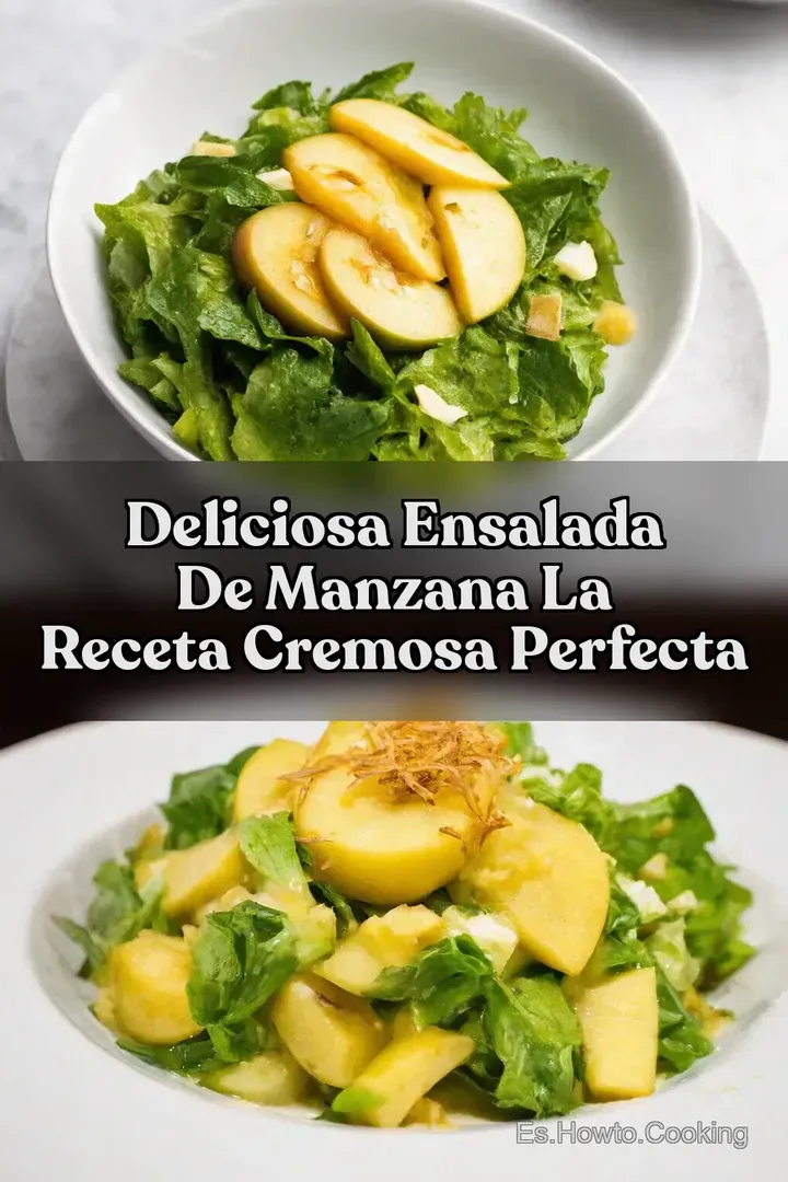 Deliciosa Ensalada de Manzana La Receta Cremosa Perfecta