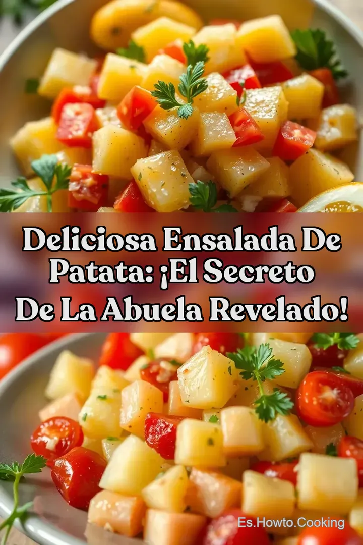Deliciosa Ensalada de Patata: &iexcl;El Secreto de la Abuela Revelado!