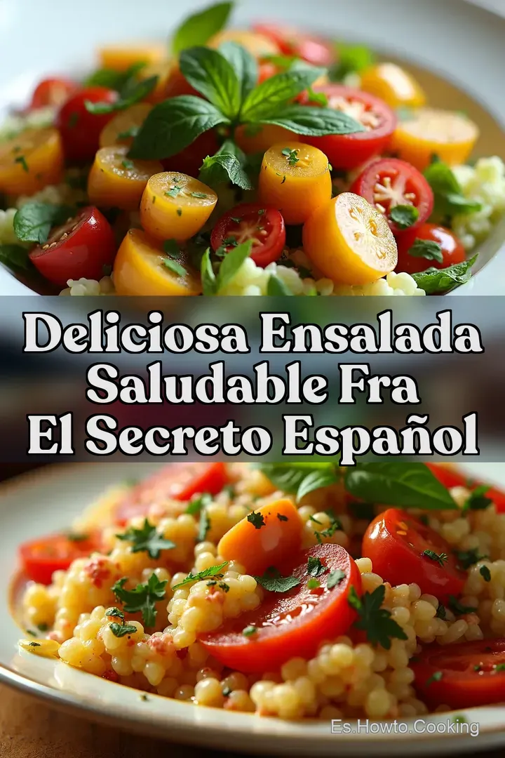 Deliciosa Ensalada Saludable Fra El Secreto Espa&ntilde;ol