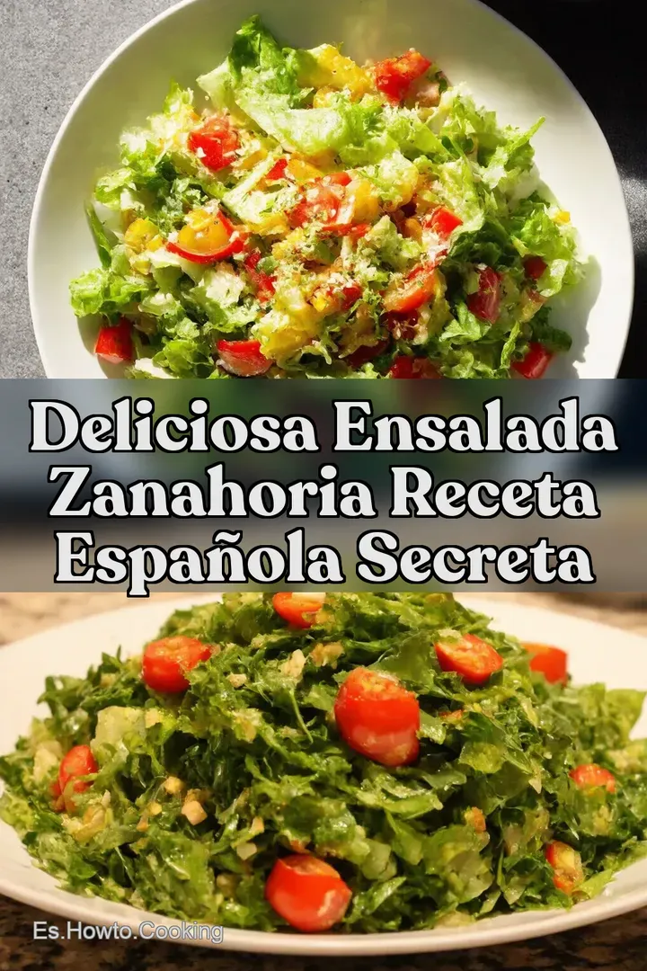 Deliciosa Ensalada Zanahoria Receta Espa&ntilde;ola Secreta