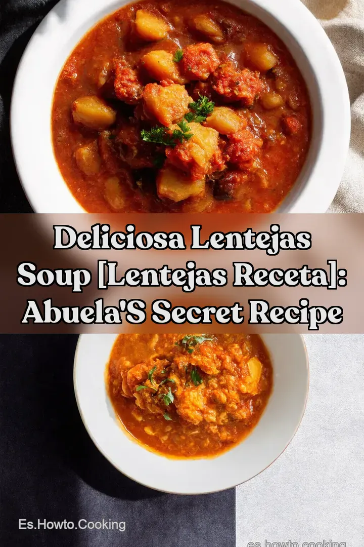 Deliciosa Lentejas Soup [lentejas receta]: Abuela s Secret Recipe