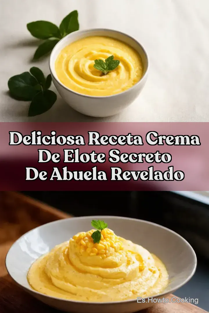 Deliciosa Receta Crema de Elote Secreto de Abuela Revelado