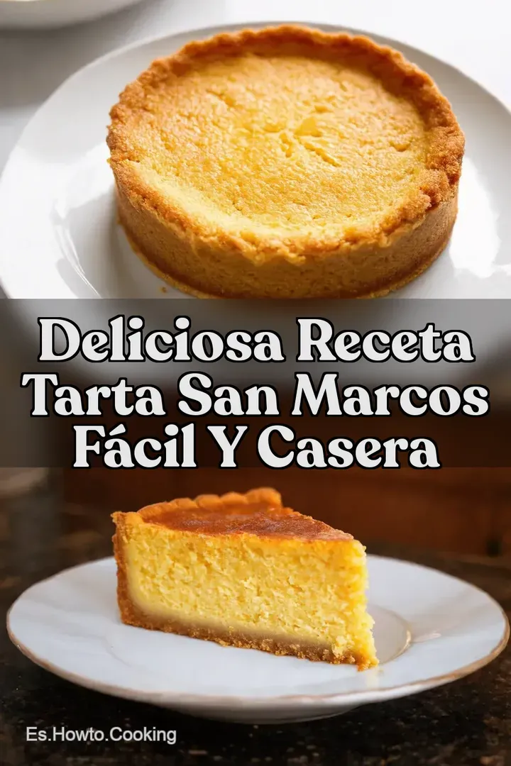 Deliciosa Receta Tarta San Marcos F&aacute;cil y Casera