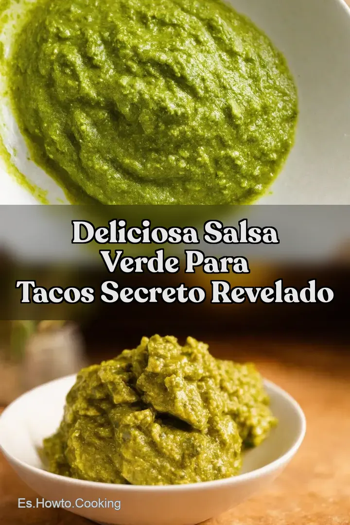Deliciosa Salsa Verde Para Tacos Secreto Revelado