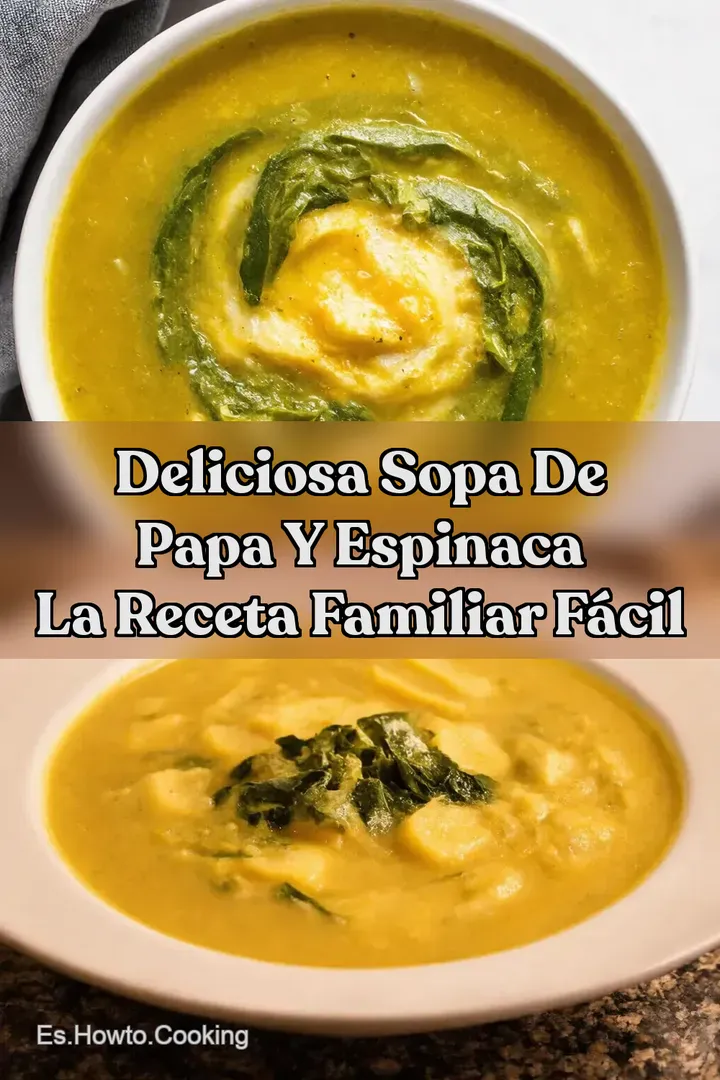 Deliciosa Sopa De Papa Y Espinaca La Receta Familiar F&aacute;cil